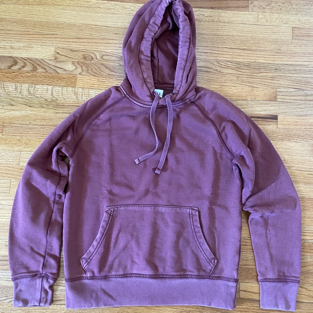 Pink distressed hoodie from Gap